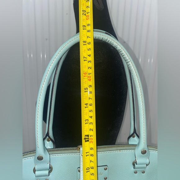 Kate Spade ♠️ Tiffany Blue / Robin's Egg  Rachelle Wellesley satchel - Picture 6 of 11